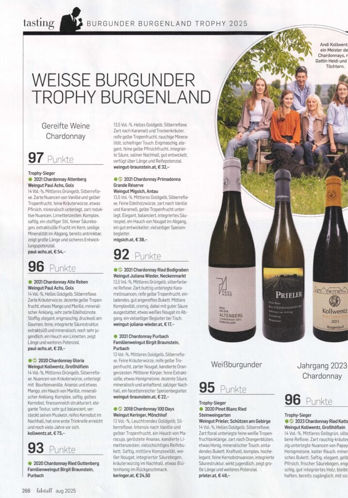 Sieger Burgenland Burgunder-Trophy 1